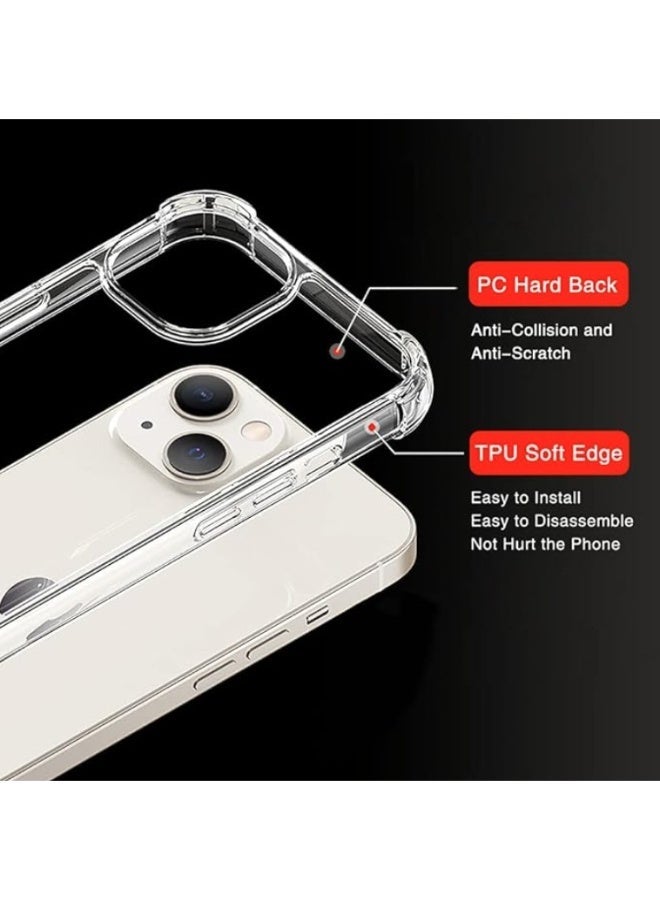 Berlia iPhone 14 Crystal Clear Soft TPU Anti-Shock Slim Back Cover – Flexible Protective Case - Image 4
